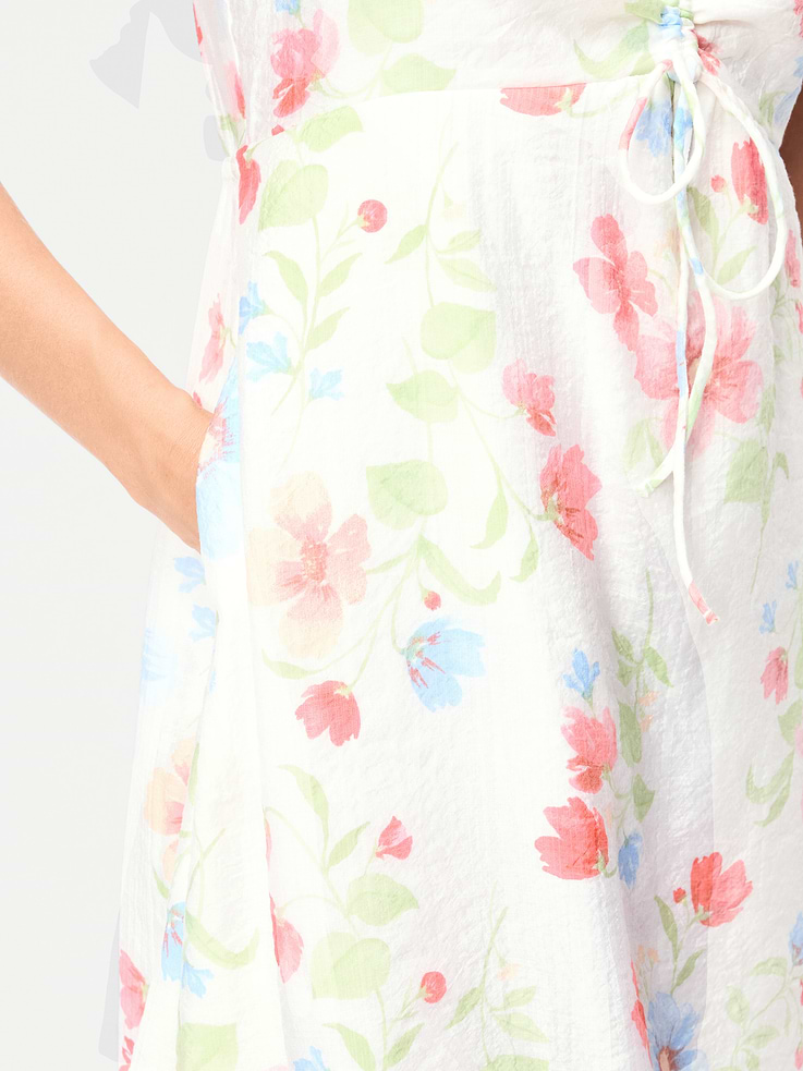 Image number 5 showing, Flutter-Sleeve Fit & Flare Mini Dress