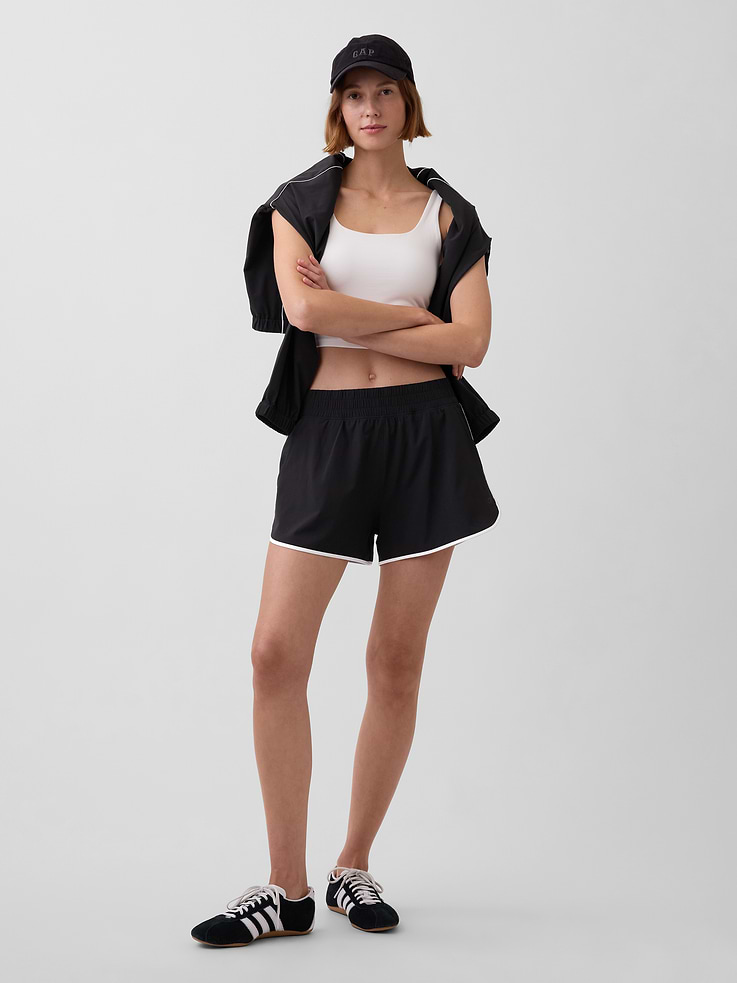 Image number 5 showing, GapFit Tech High Rise Running Shorts