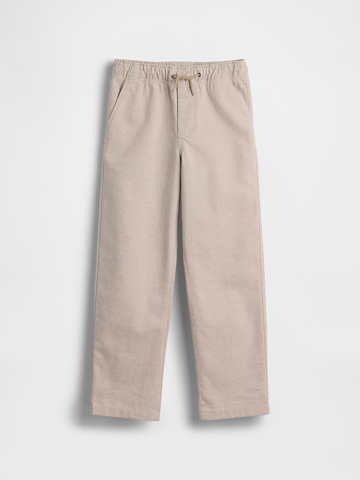 Image number 2 showing, Kids Linen-Cotton Relaxed Easy Pants