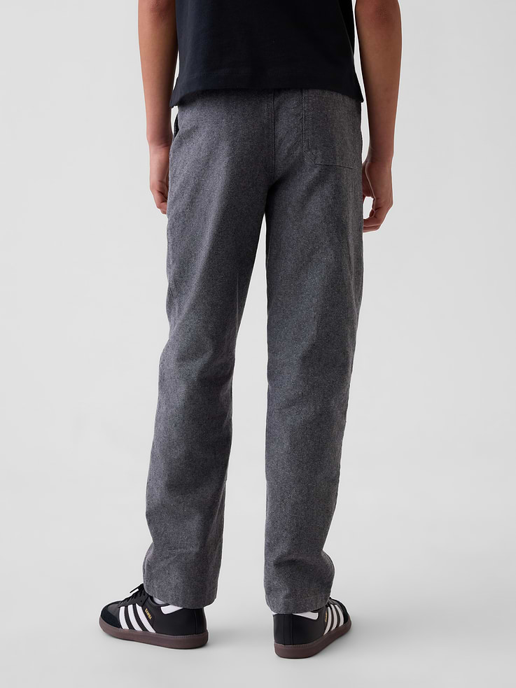 Image number 4 showing, Kids Linen-Cotton Relaxed Easy Pants