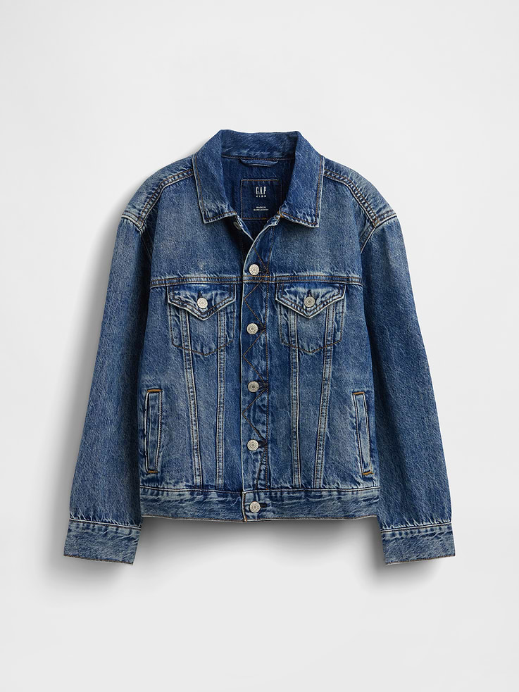 L'image numéro 2 présente Veste en denim emblématique pour Enfant