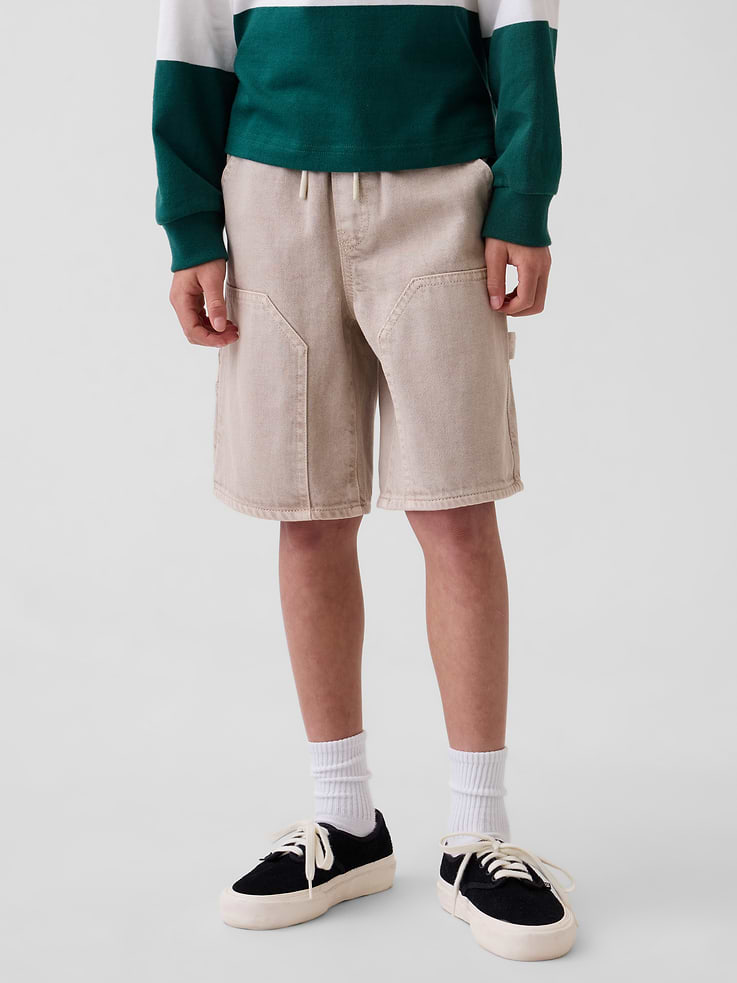 Image number 3 showing, Kids '90s Loose Easy Denim Carpenter Shorts