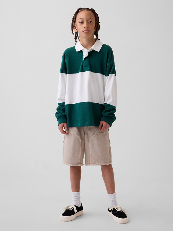 Kids '90s Loose Easy Denim Carpenter Shorts