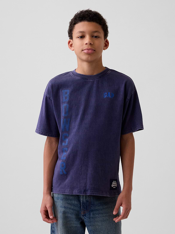 Kids Super Mario Relaxed Graphic T-Shirt