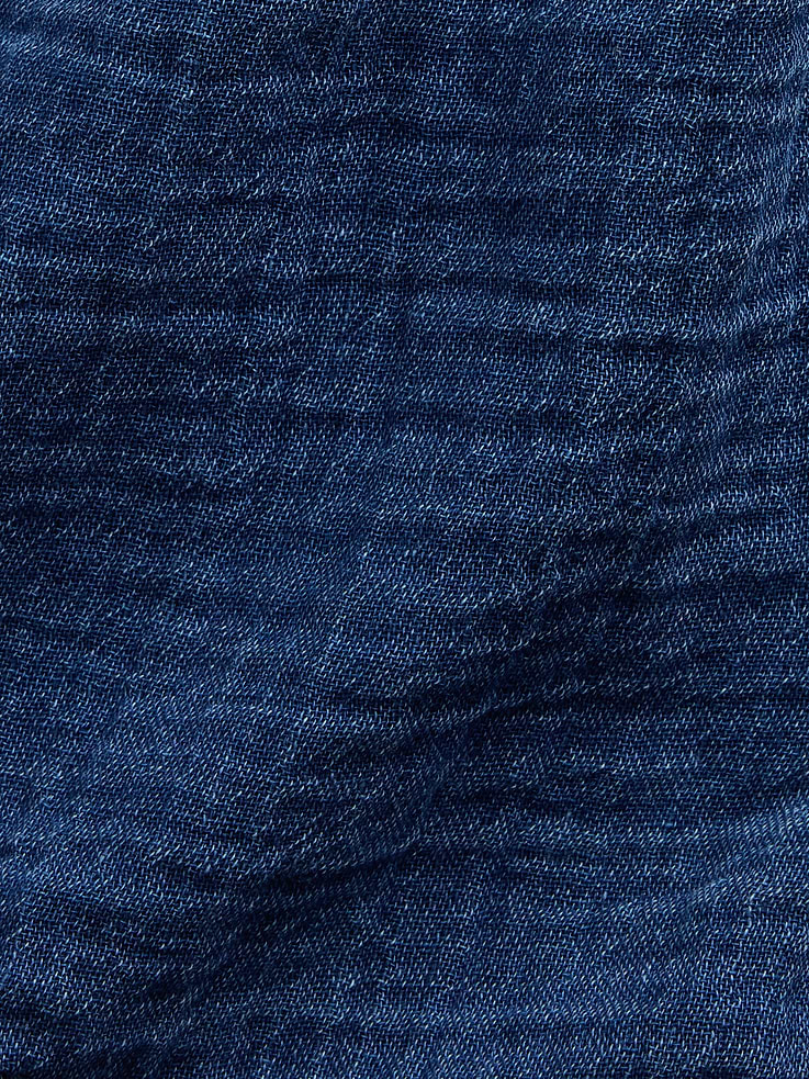 Image number 6 showing, Kids Cotton Gauze Denim Easy Ruffle Shorts