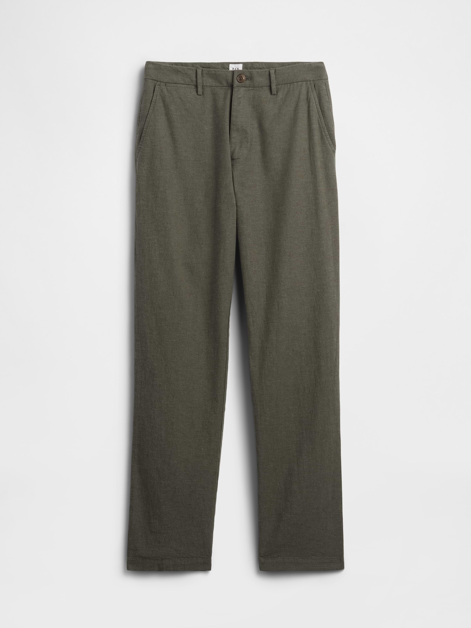 Straight Linen-Blend Pants | Gap Factory
