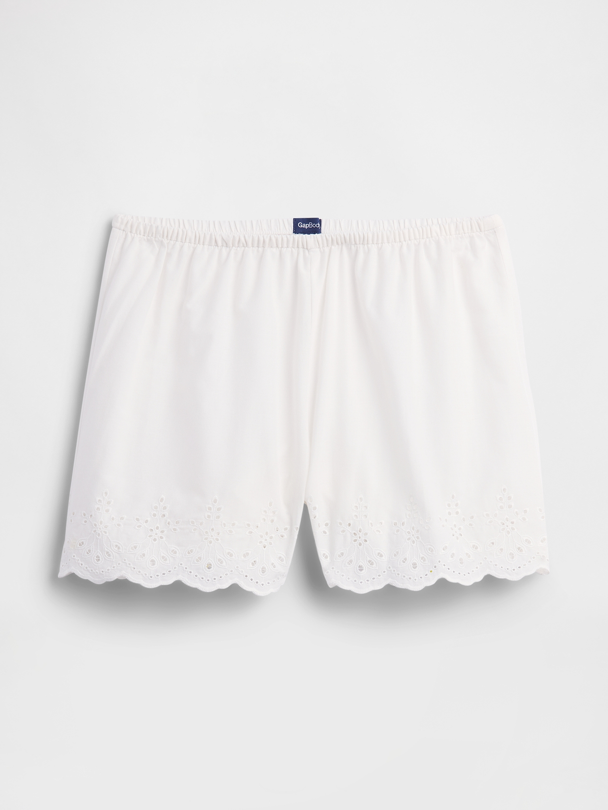 Poplin Eyelet PJ Shorts | Gap Factory