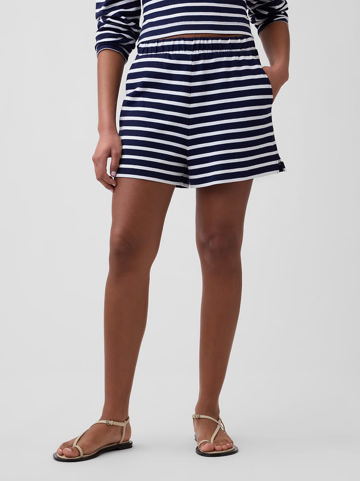 Image 3 of 5, Pull-On Stripe Shorts