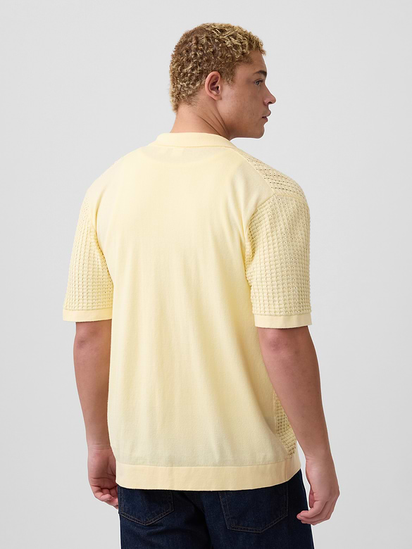 Textured Sweater Vacay Shirt