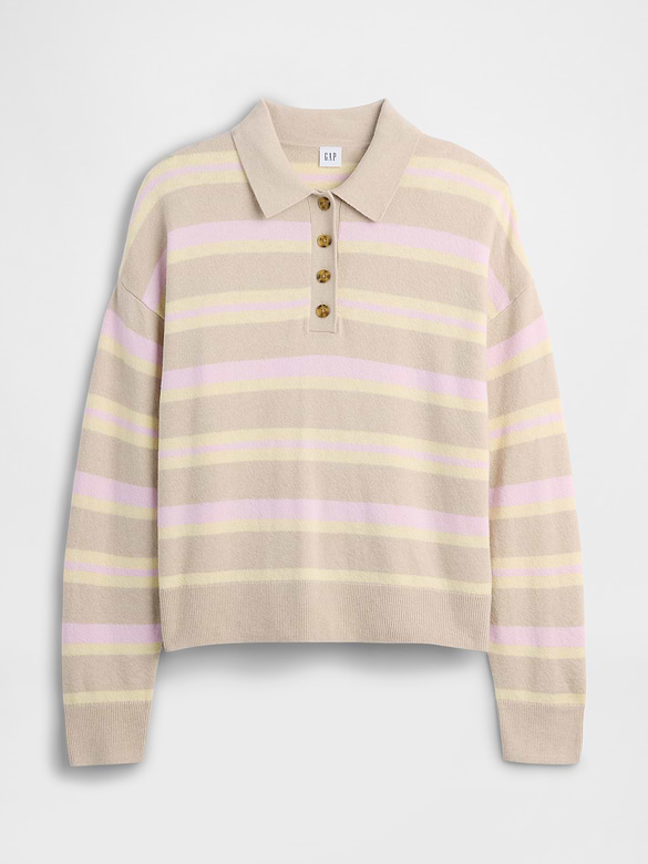 CashSoft Relaxed Sweater Polo Shirt