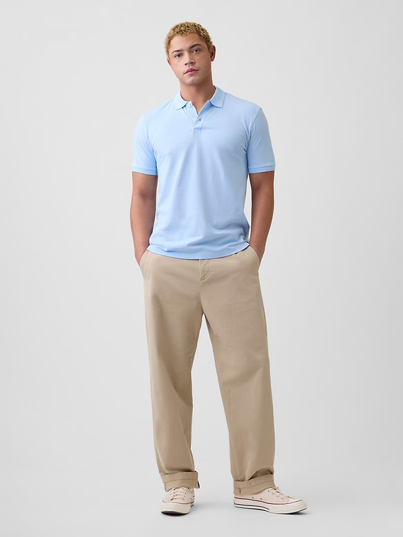 Stretch Pique Polo Shirt