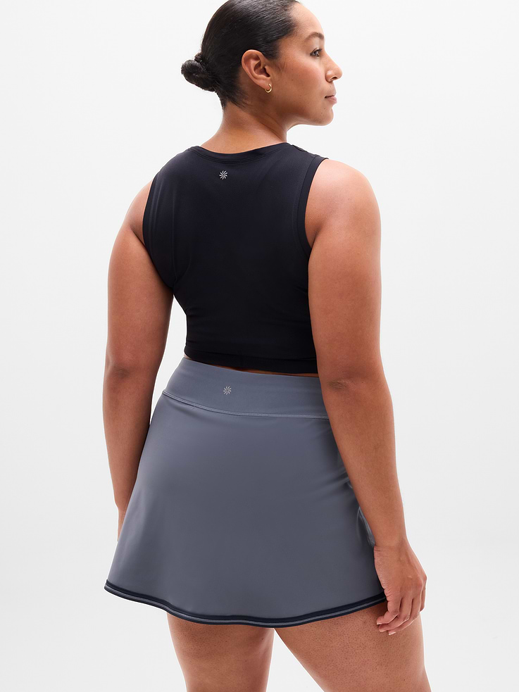 Image number 6 showing, Crosscourt High Rise Tipped 14" Skort