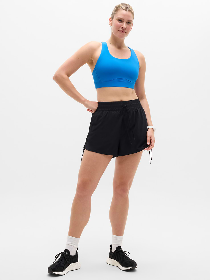 Image number 5 showing, Weekender High Rise Ruched Run Short