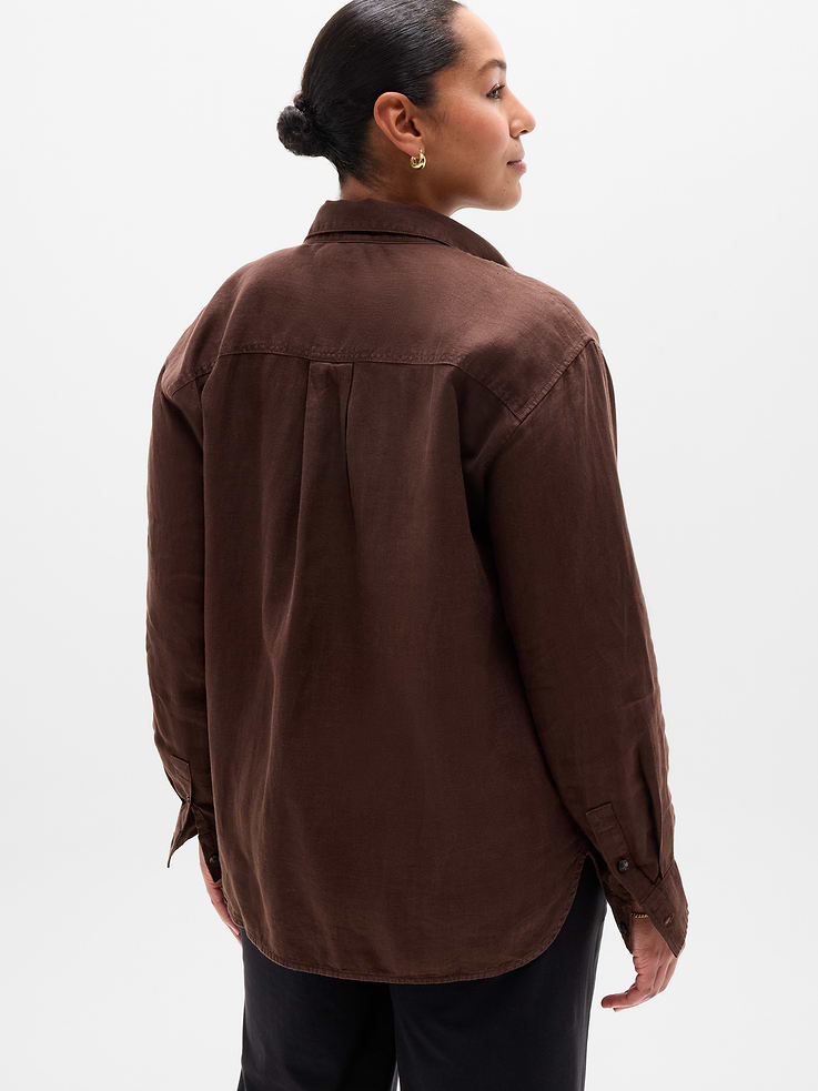 Image number 5 showing, Retreat Linen Top