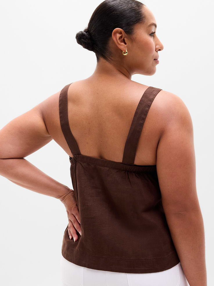 Image number 6 showing, Retreat Linen Tank