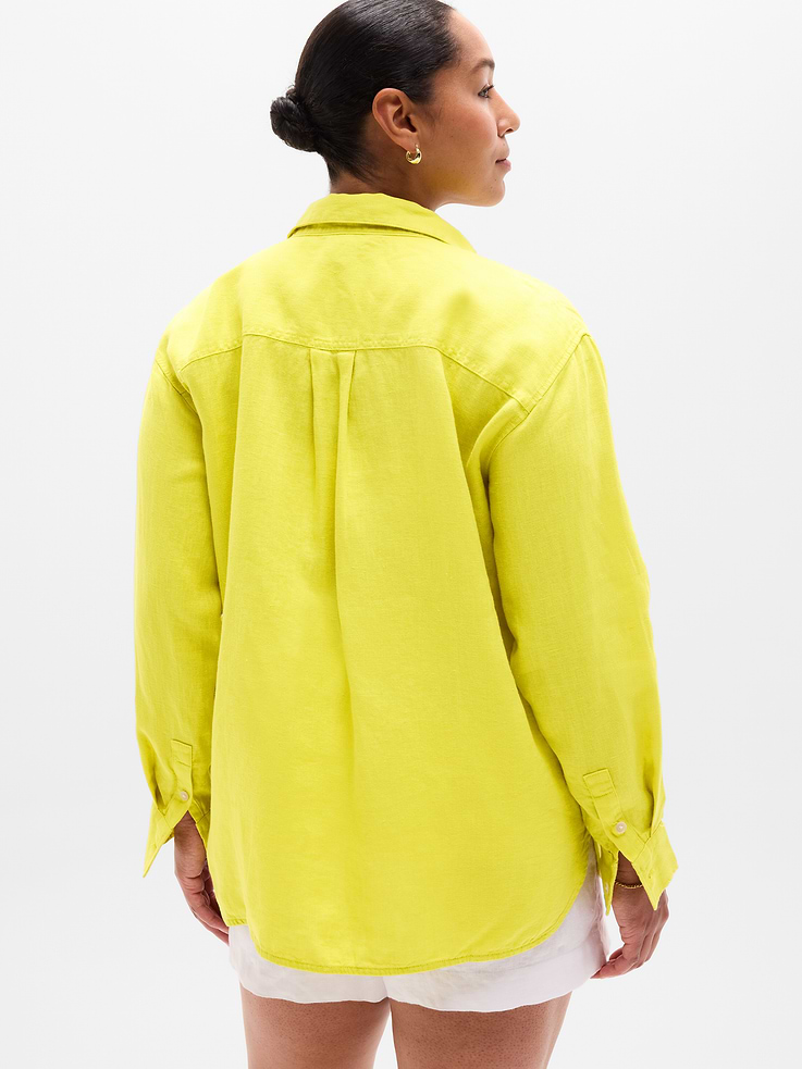 Image number 6 showing, Retreat Linen Top