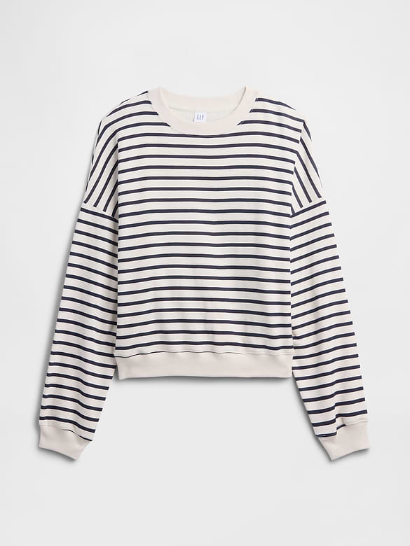 Relaxed Wedge French Terry Sweatshirt