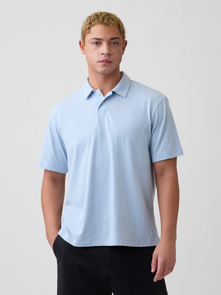 Image number 1 showing, Everyday Soft Relaxed Polo Shirt
