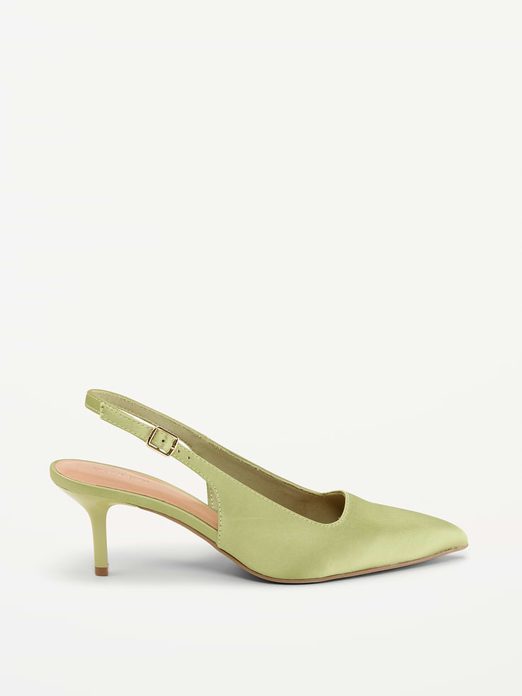 Image number 4 showing, The Occasion by Old Navy Slingback Heels for Women