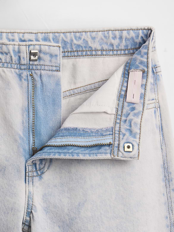 Kids Low Rise Stride Wide-Leg Jeans