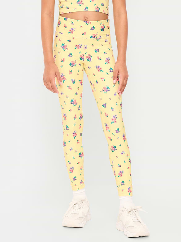 High-Waisted PowerSoft 7/8 Leggings for Girls