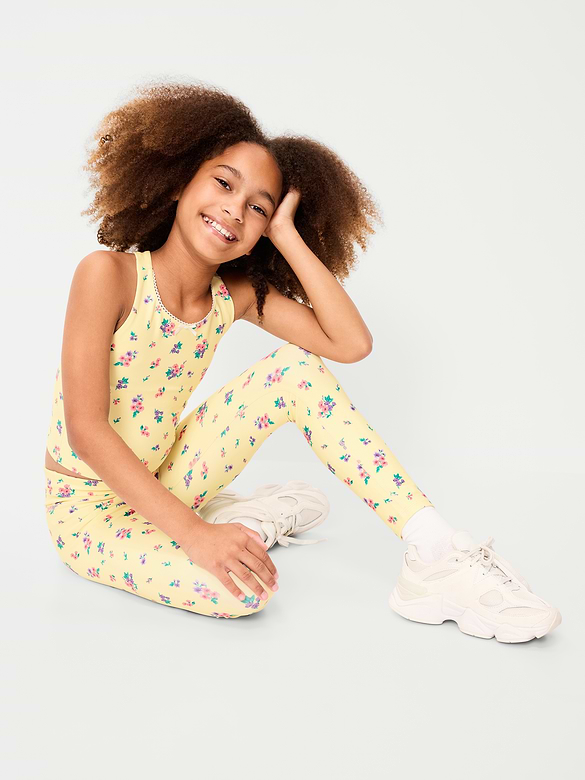 High-Waisted PowerSoft 7/8 Leggings for Girls