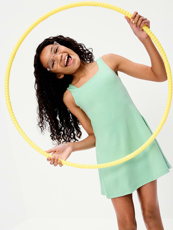 StudioSmooth Sleeveless Athletic Dress for Girls
