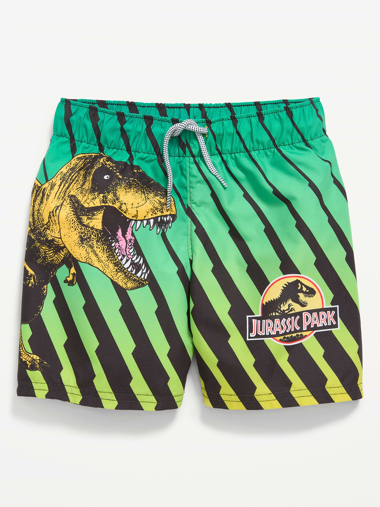 Image 1 of 3, elasticized waistband, adjustable drawstring, single pocket at back, built-in mesh briefs, easy pull-on style, licensed graphic, ©Universal City Studios LLC and Amblin., Product #885065