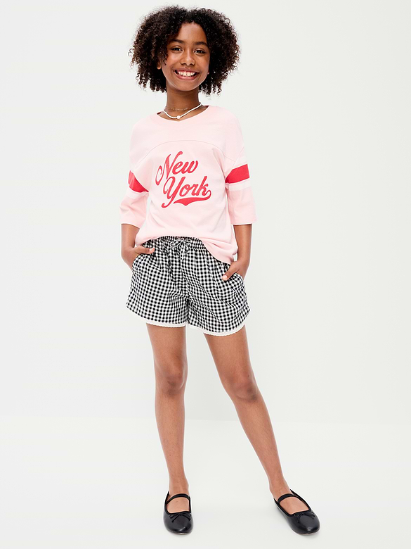 Lace-Trim Shorts for Girls
