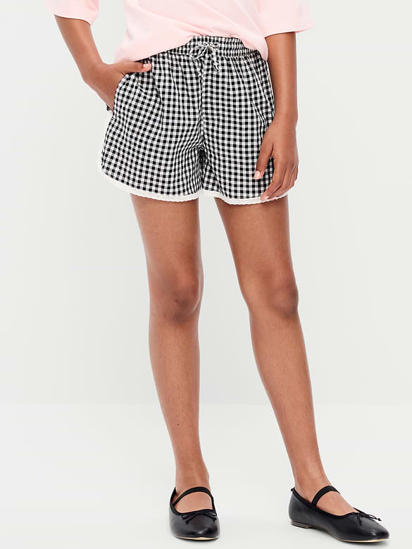 Lace-Trim Shorts for Girls