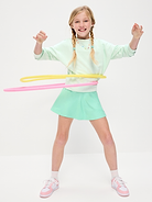 Image number 3 showing, High-Waisted PowerSoft Skort for Girls