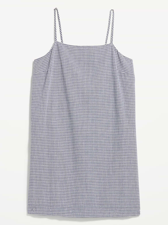 Strappy Mini Shift Dress
