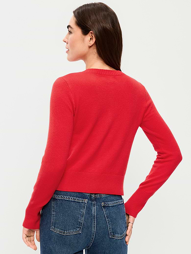 Image number 2 showing, SoSoft Cropped Crew-Neck Cardigan