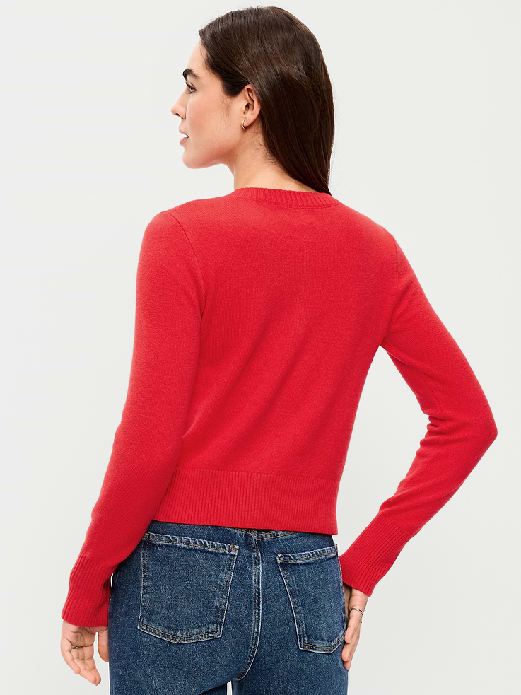 Image number 2 showing, SoSoft Cropped Crew-Neck Cardigan