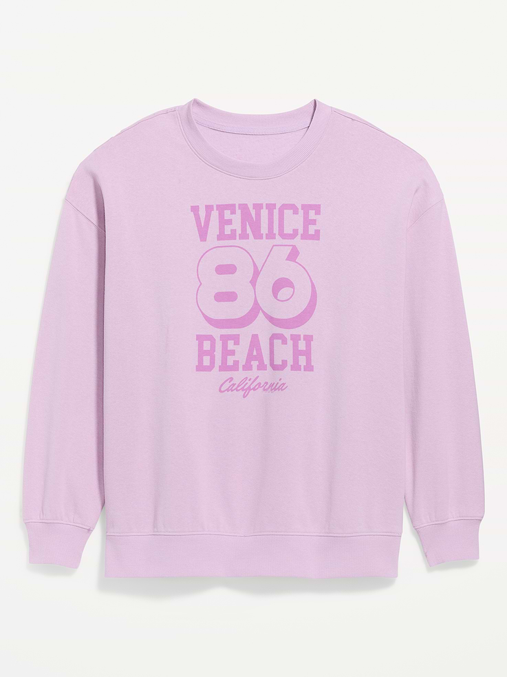 Image number 4 showing, SoComfy Oversized Crew-Neck Sweatshirt