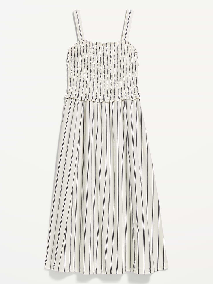 Image number 6 showing, Fit & Flare Smocked-Bodice Midi Dress