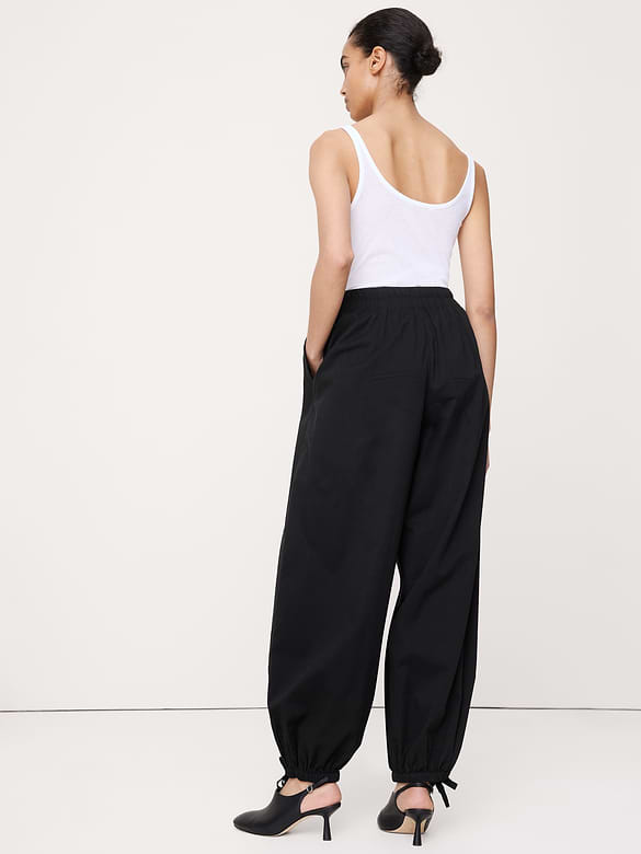 Pantalon ample en coton léger