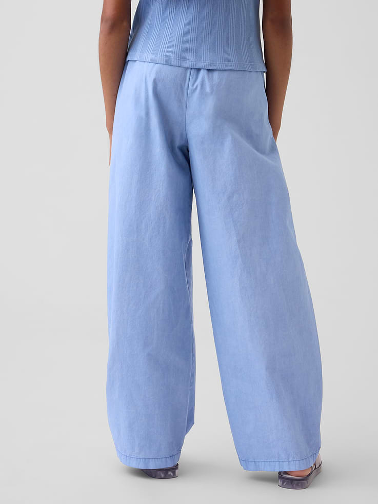 Image number 4 showing, Kids Easy Double-Knee Barrel Pants