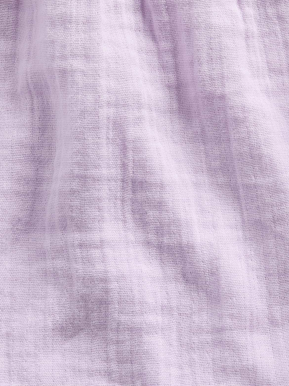 Kids Cotton Gauze Butterfly-Hem Shorts
