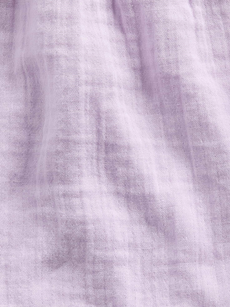 Image number 6 showing, Kids Cotton Gauze Butterfly-Hem Shorts