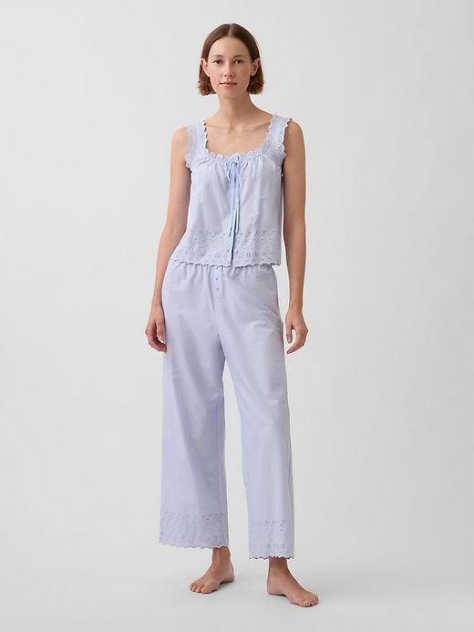 Embroidered PJ Pants - Serene blue by Gap