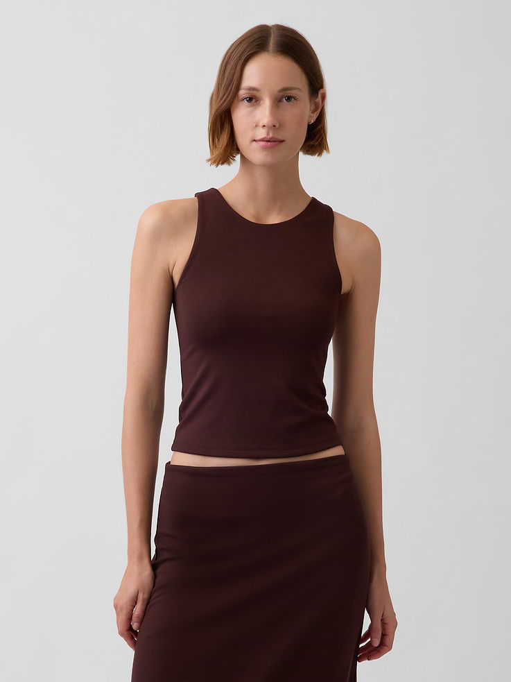 Image number 1 showing, Jersey Crop Tank Top