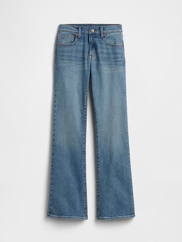 Mid Rise Boot Jeans