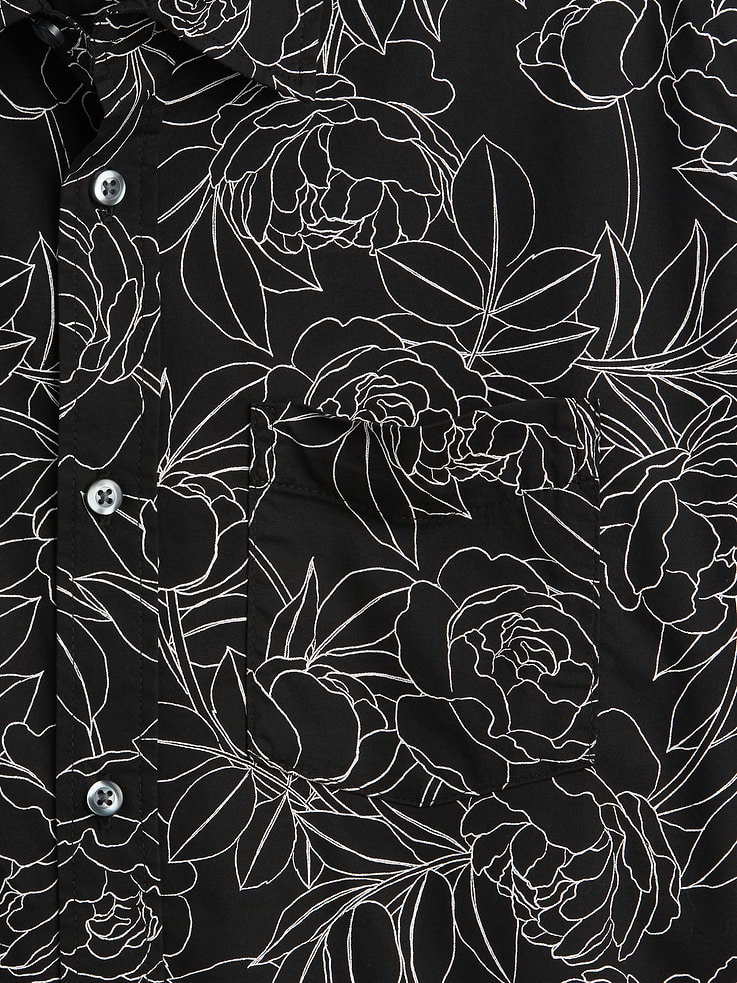 Image number 4 showing, Stretch Poplin Shirt in Standard Fit