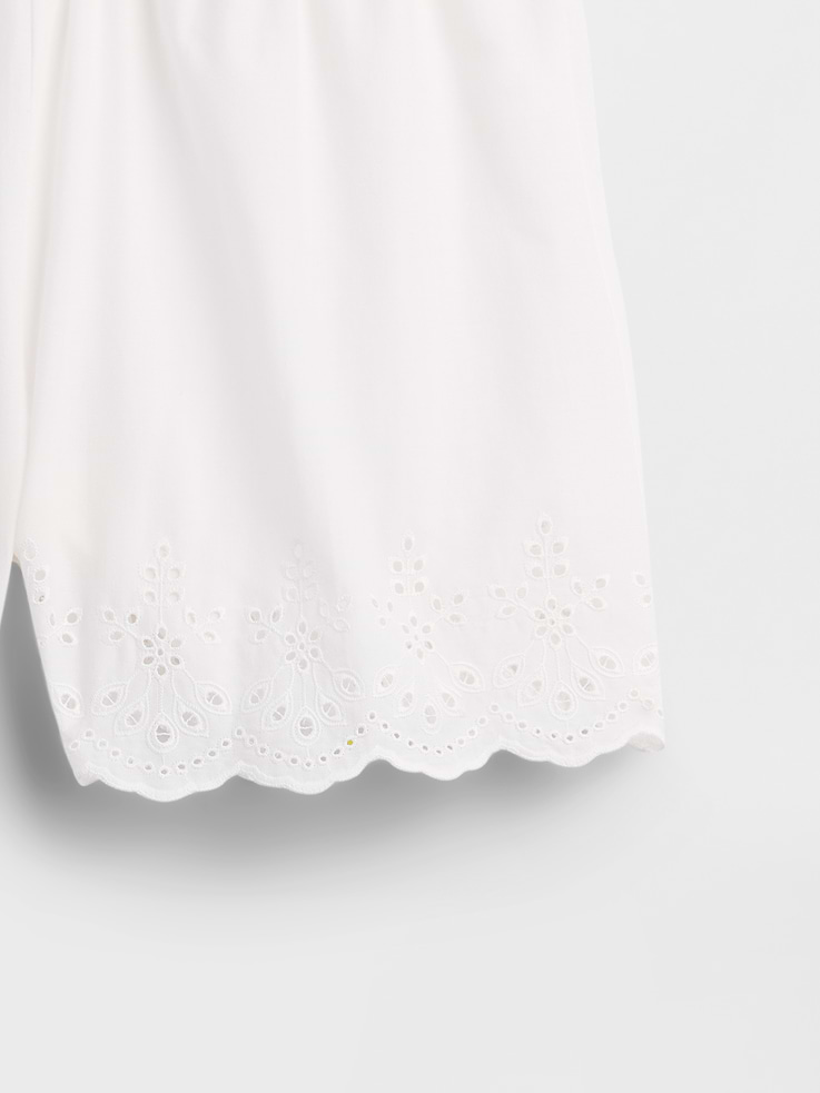 Image number 5 showing, Poplin Eyelet PJ Shorts