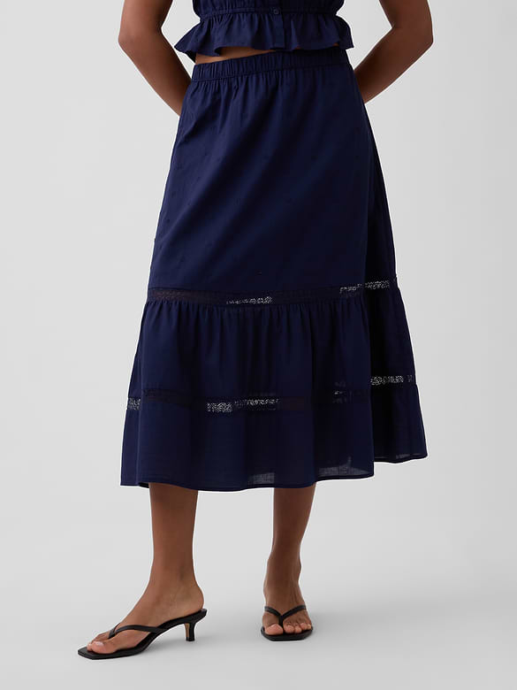 Relaxed Tiered Maxi Skirt