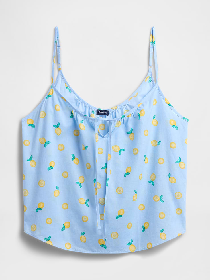 Image number 4 showing, Poplin PJ Cami
