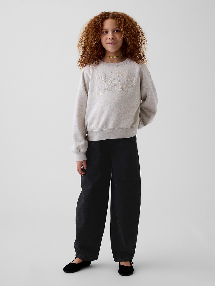 Image number 2 showing, Kids Baggy Taper Jeans