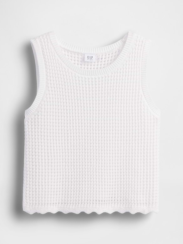 Kids 100% Cotton  Crochet Tank Top