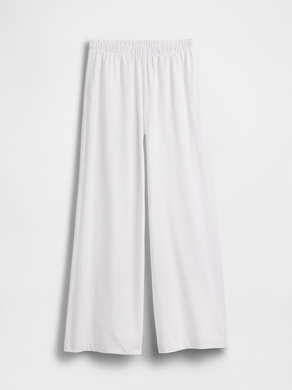 Knit Wide-Leg Pants